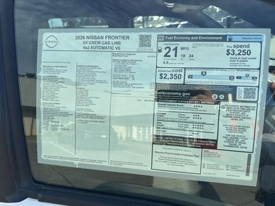 2026 Nissan Frontier SV