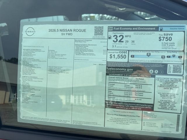 2026 Nissan Rogue SV